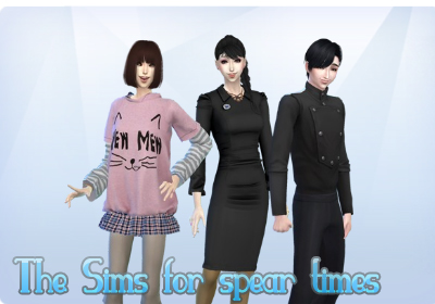 The Sims4 family photo